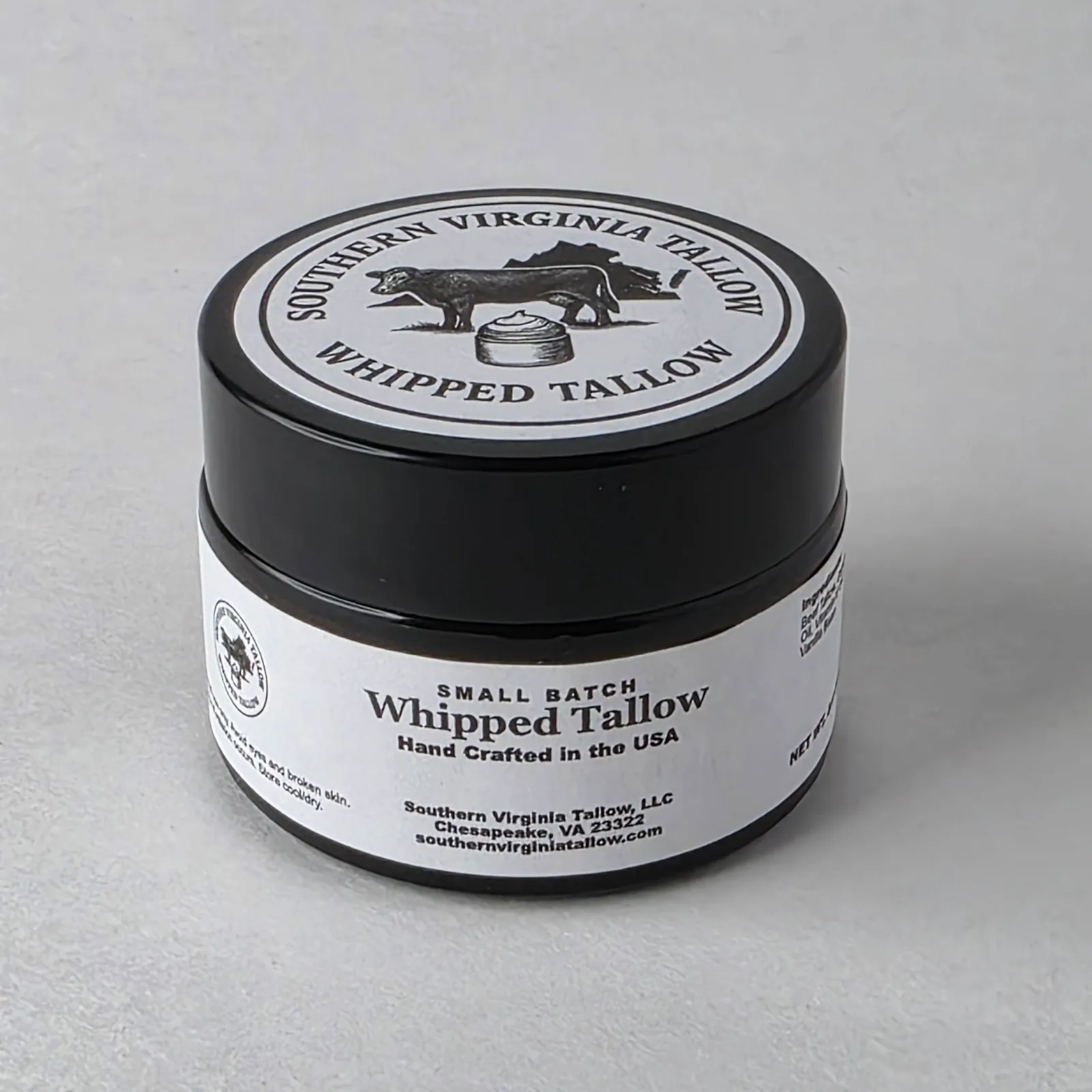 One ounce travel jar of Whipped Tallow