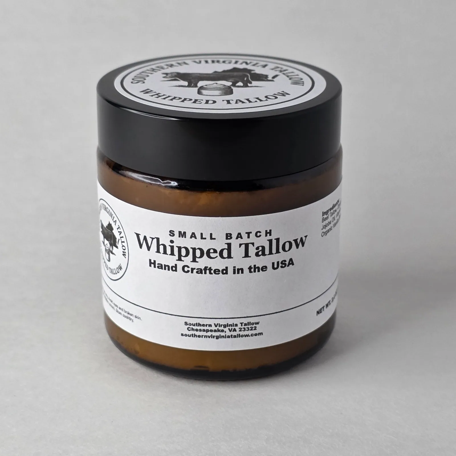 Four ounce jar of Whipped Tallow