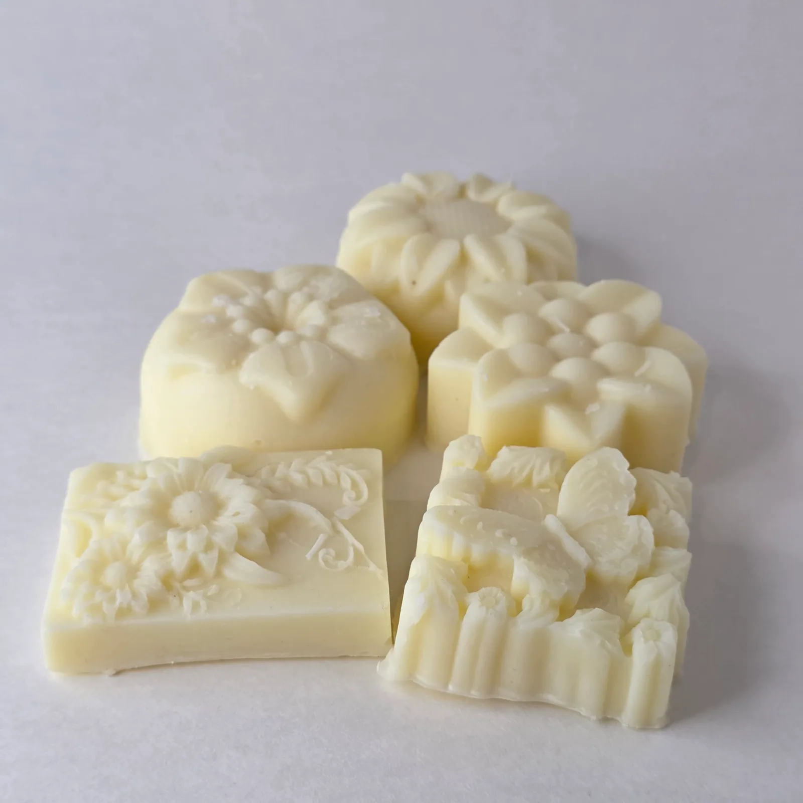 Assortment of decorative Tallow Soap shapes